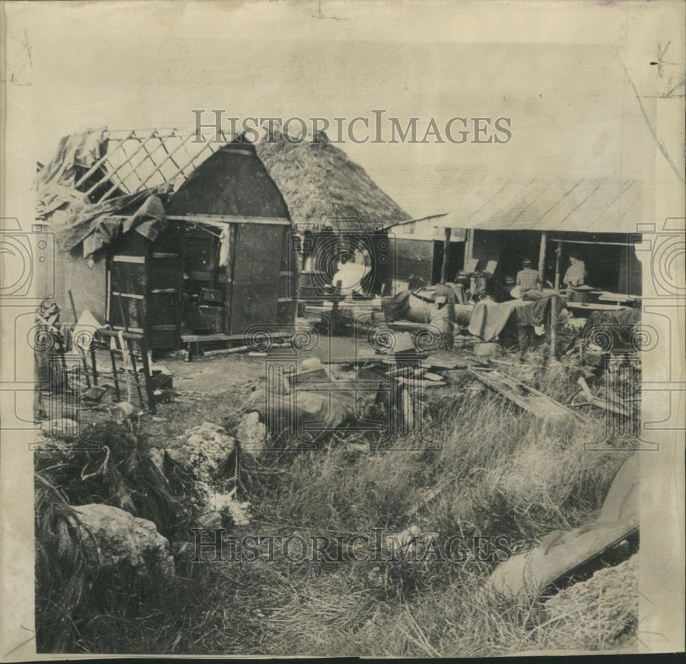 1948 Press Photo Okinawa after being damage by typhoon - RRW34057 - Historic Images