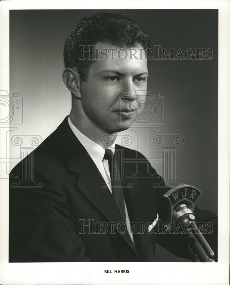 1959 Press Photo WJR Bill Harris Newscaster - RRW34093 - Historic Images