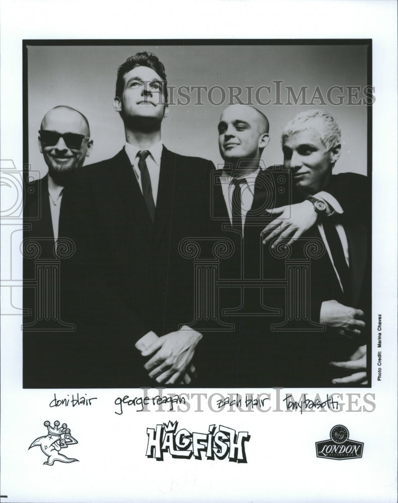 1995 Press Photo HAGFISH PUNK ROCK BAND DALLAS - RRW34111 - Historic Images