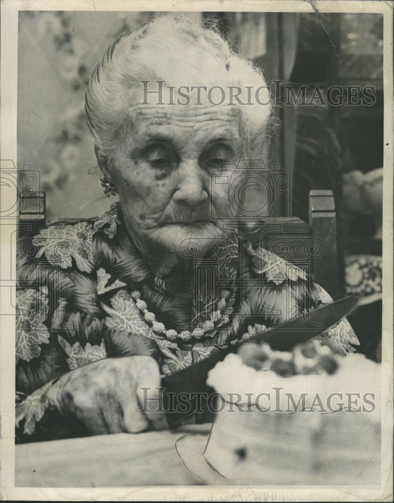 1950 Press Photo Alice Fergason Centurions Birthday 105 - RRW34155 - Historic Images