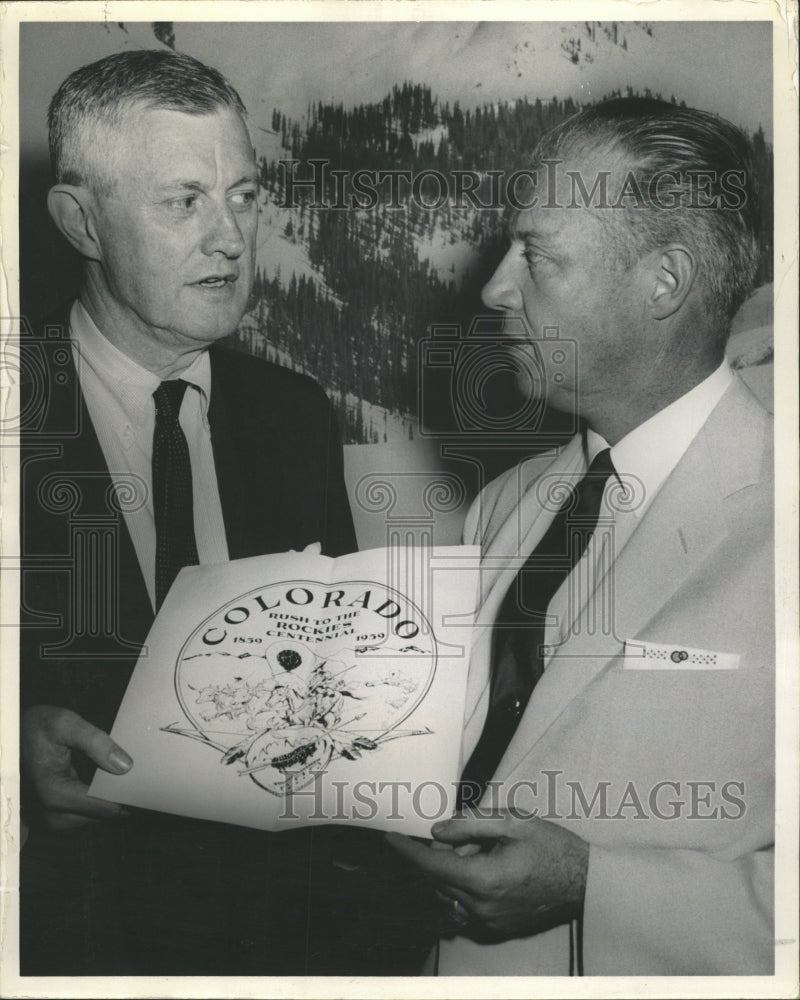 1958 Press Photo Colorado McNichols Nicholson Seal - RRW34183 - Historic Images