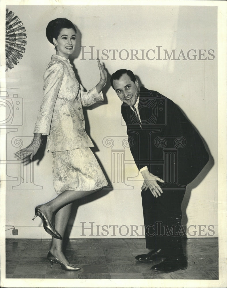 1966 Press Photo Constance McClory &amp; Tom Kane Dancing - RRW34521 - Historic Images