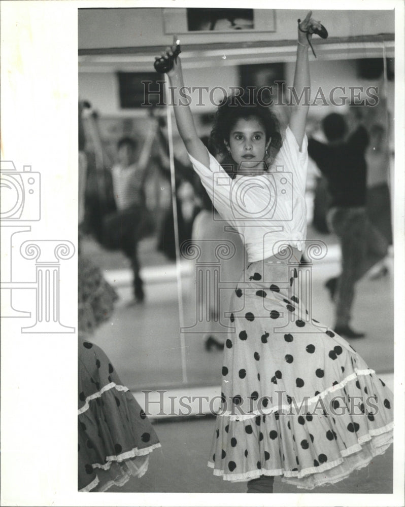 1990 Press Photo Yasenia Garcia Attends Dance Festival - RRW34557 - Historic Images