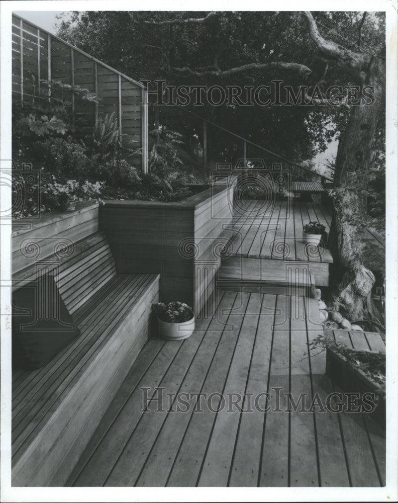 1988 Press Photo Wood Deck - RRW34573 - Historic Images