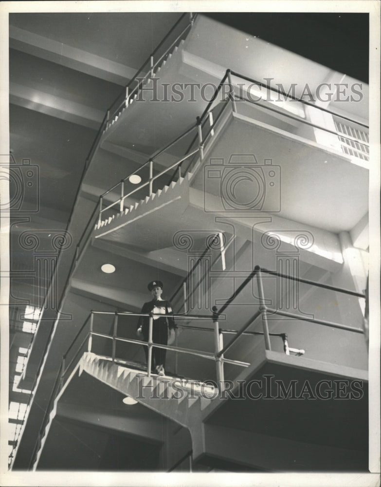 1938 Press Photo Guards Constant Duty McNeil Island Pen - RRW34631 - Historic Images