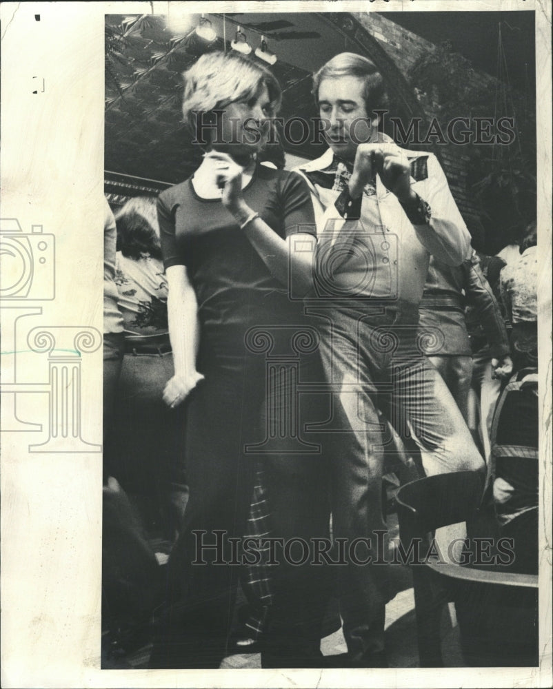 1975 Press Photo &quot;Bumping&quot; at the BBC discotheque - RRW34665 - Historic Images