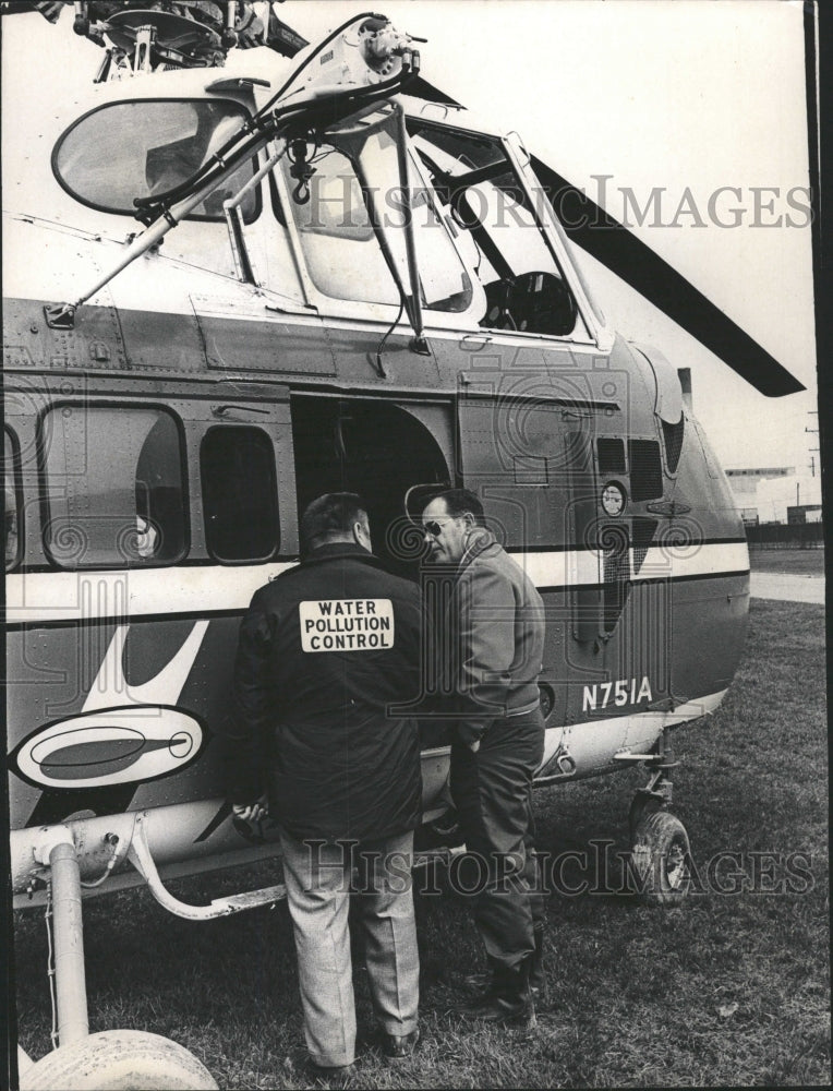 1970 Press Photo Chicago Sanitary District copter - RRW34773 - Historic Images