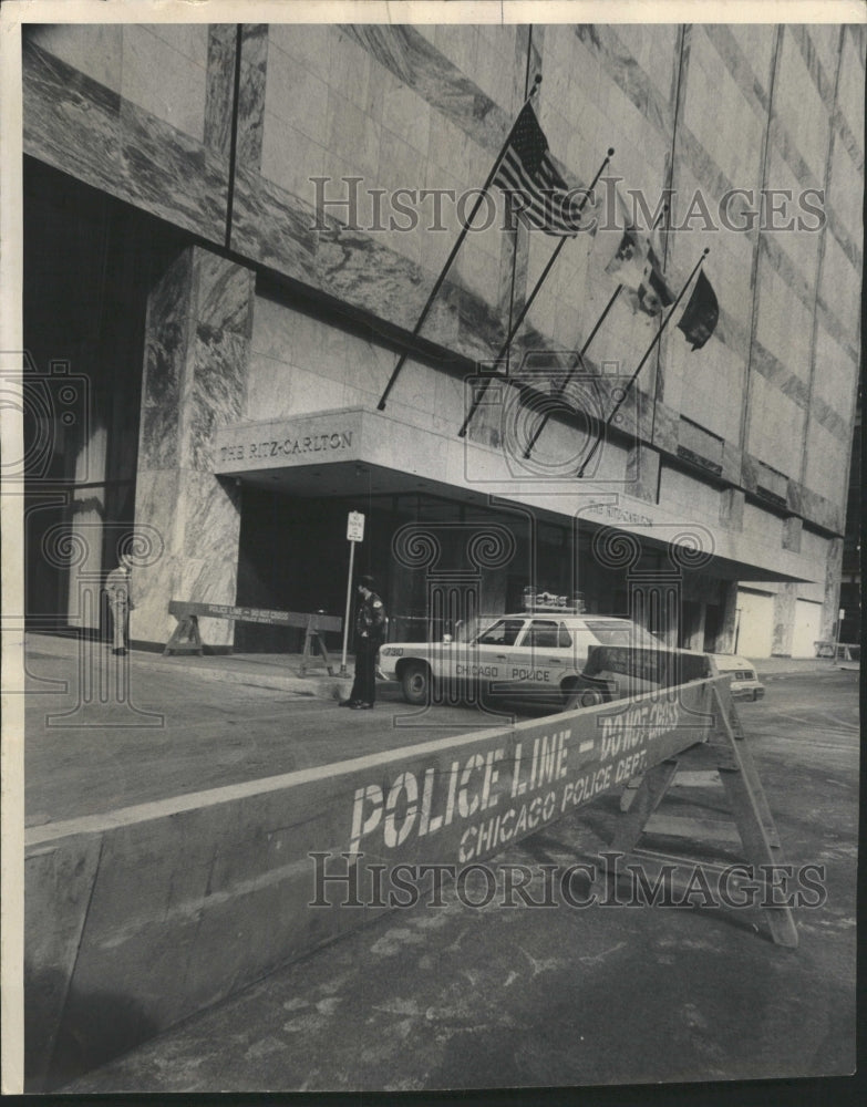 1976 Press Photo Ritz-Carlton Marble Slabs Facade - RRW34791 - Historic Images