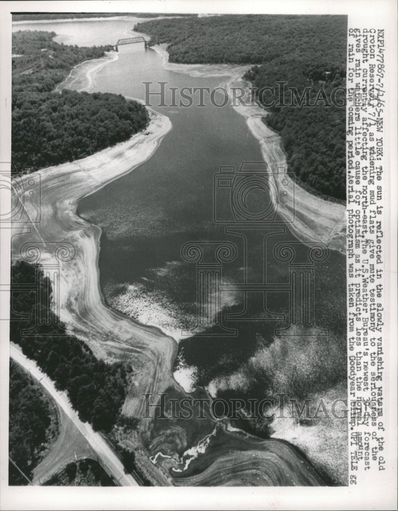 1965 Press Photo aerial of Croton Reservior in New York - RRW35039 - Historic Images