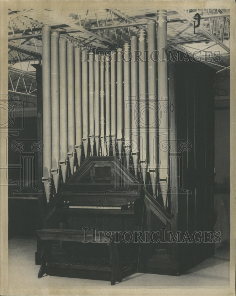 1972 Press Photo Louis John Adolph Wick 1st Pipe Organ - RRW35105 - Historic Images