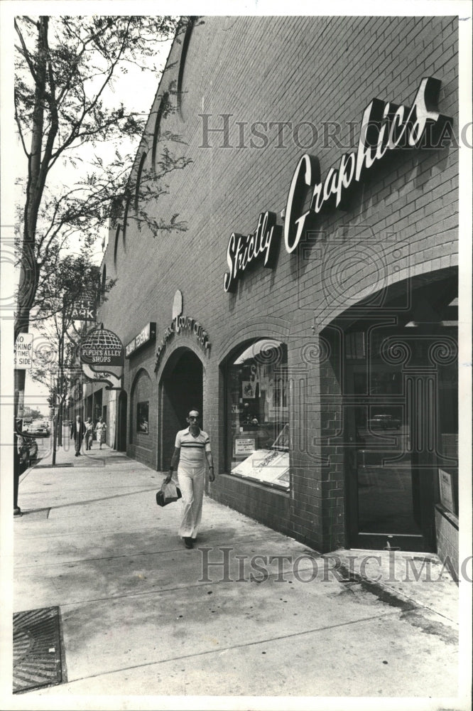 1978 Press Photo Old Town Shopping Center Piper's Alley - RRW35289 - Historic Images