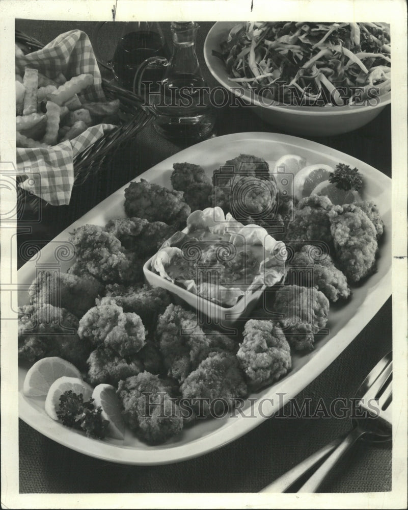 1969 Press Photo January Fried Oyster Crisp Dish - RRW35439 - Historic Images