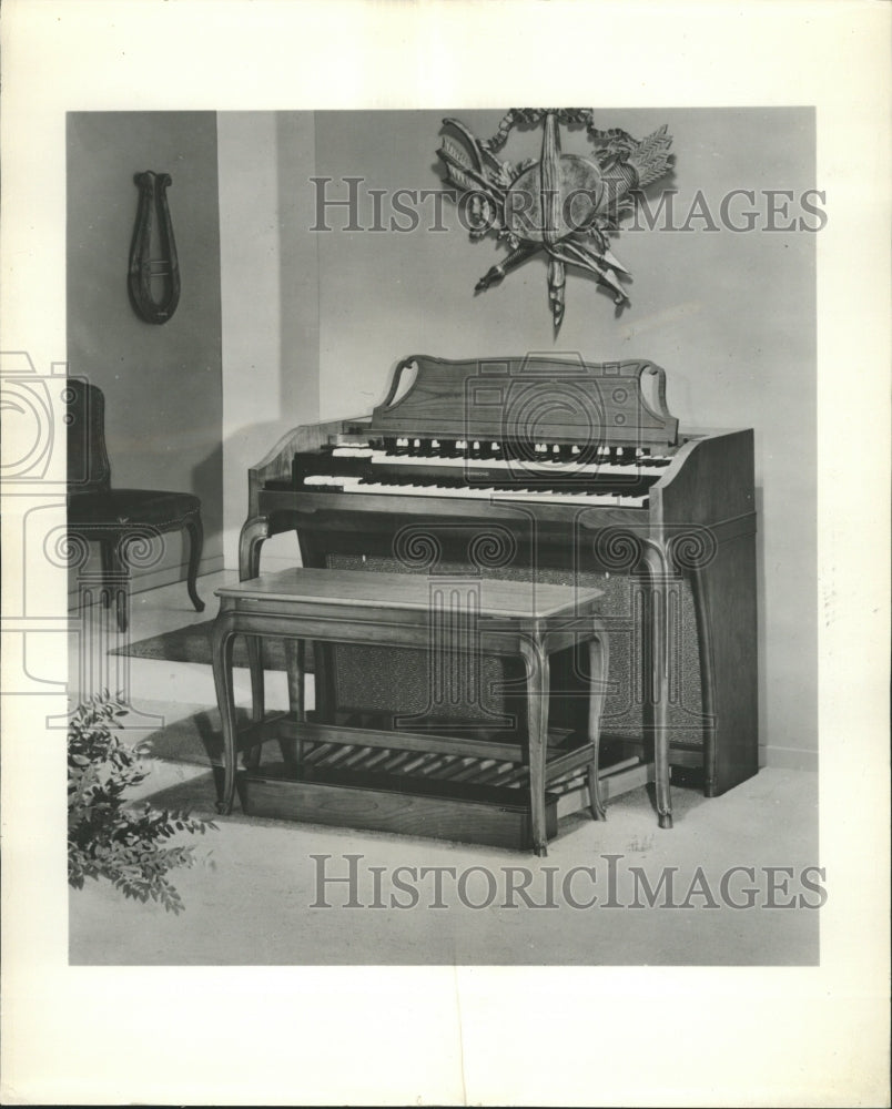 1962 Press Photo Hammond full-console organ - RRW35453 - Historic Images