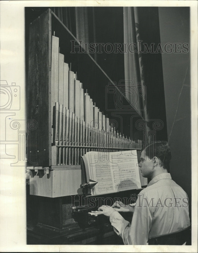 1966 Press Photo Homemade Organ/P. Crisafulli/Illinois - RRW35579 - Historic Images