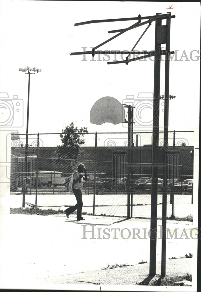 1979 Press Photo Basketless Goals Orr Park - RRW35619 - Historic Images