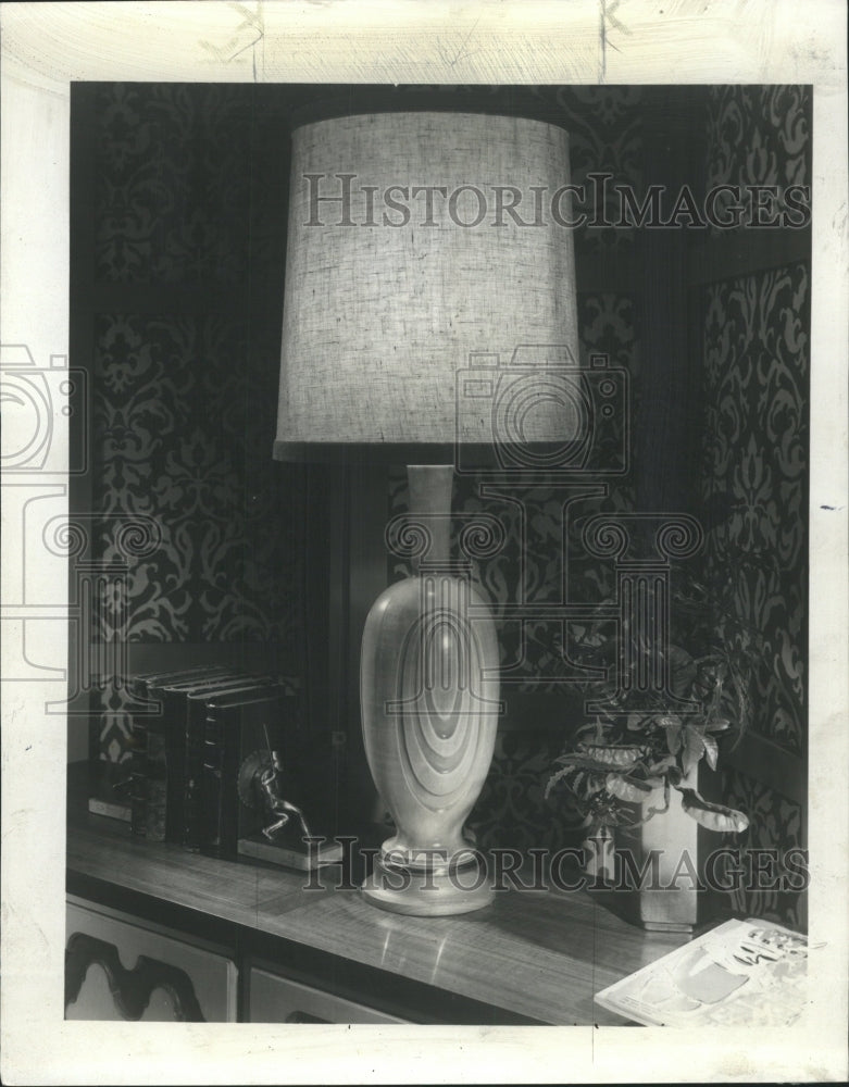 1964 Press Photo Danish Inspired Lamp Haeger - RRW35683 - Historic Images