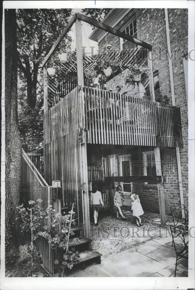 1974 Press Photo Porch with latticework - RRW35723 - Historic Images