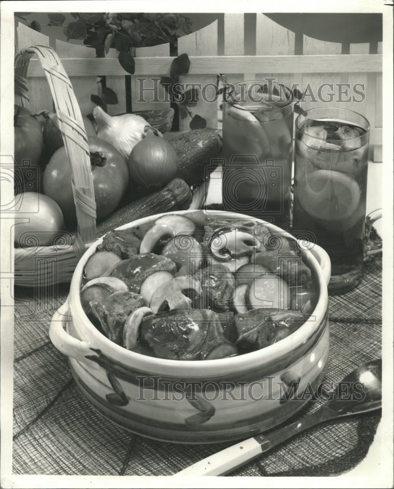 1982 Press Photo Lamb Food Dishes - RRW35837 - Historic Images