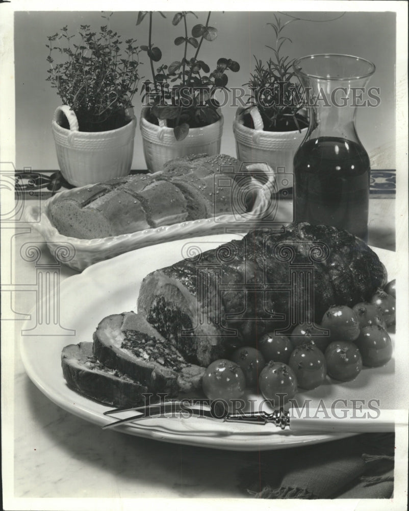 1986 Press Photo Great Fall With Rolled Lamb Roast - RRW35869 - Historic Images