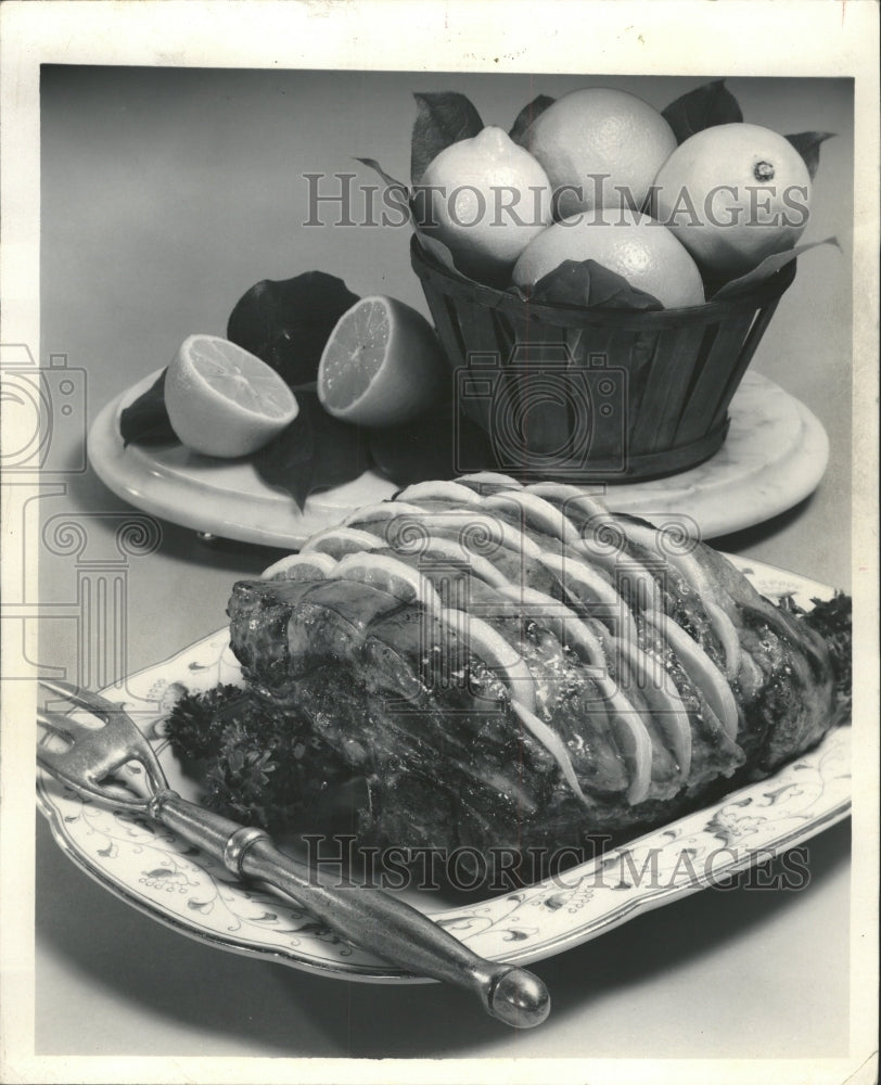 1968 Press Photo Combine lemon lamb shoulder - RRW35887 - Historic Images