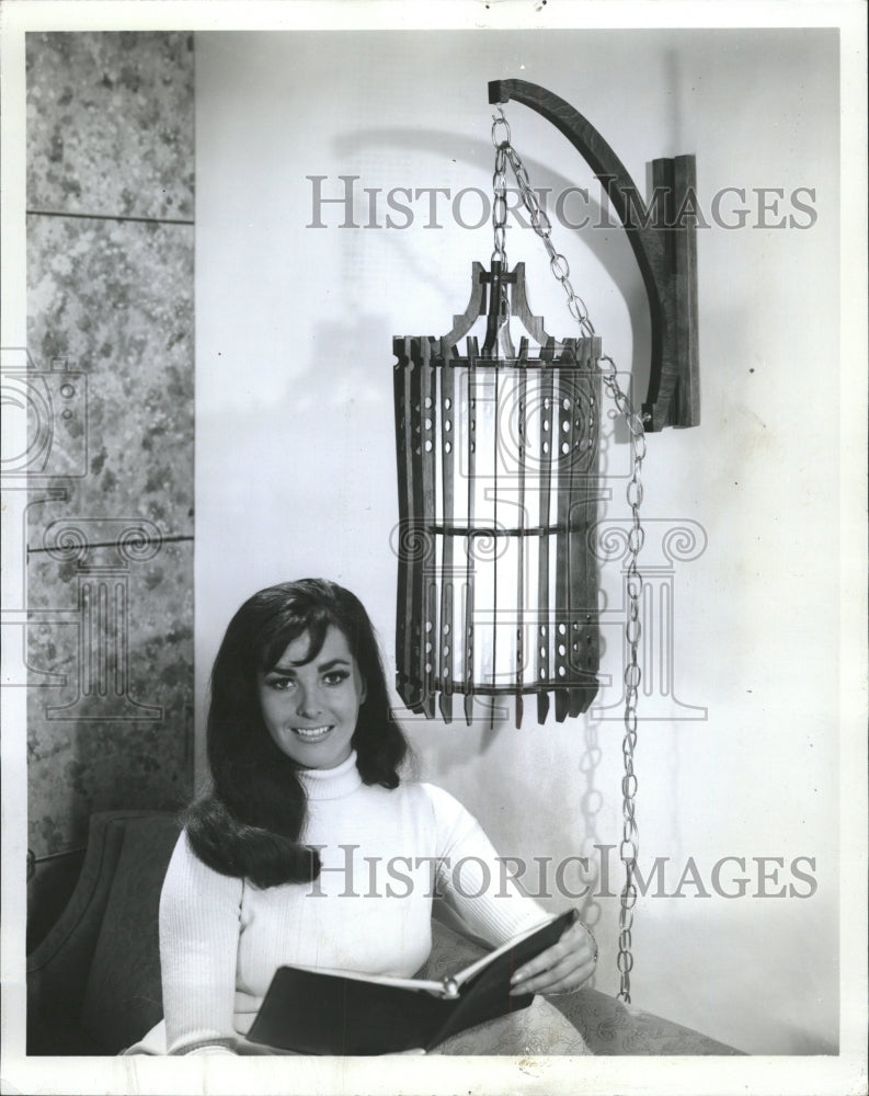 1971 Press Photo Hanging lamp shed lovely light - RRW35907 - Historic Images