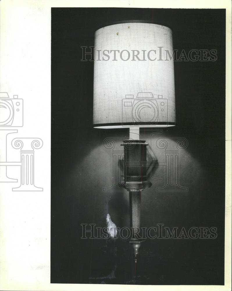 1984 Press Photo Pats Lamp Shade - RRW35909 - Historic Images