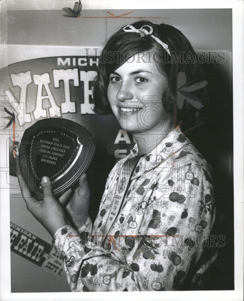 1965 Press Photo Michigan State Fair Prize Winner - RRW36297 - Historic Images