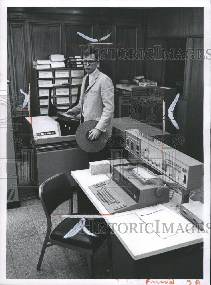 1966 Press Photo Data Processing Equipment - RRW36349 - Historic Images