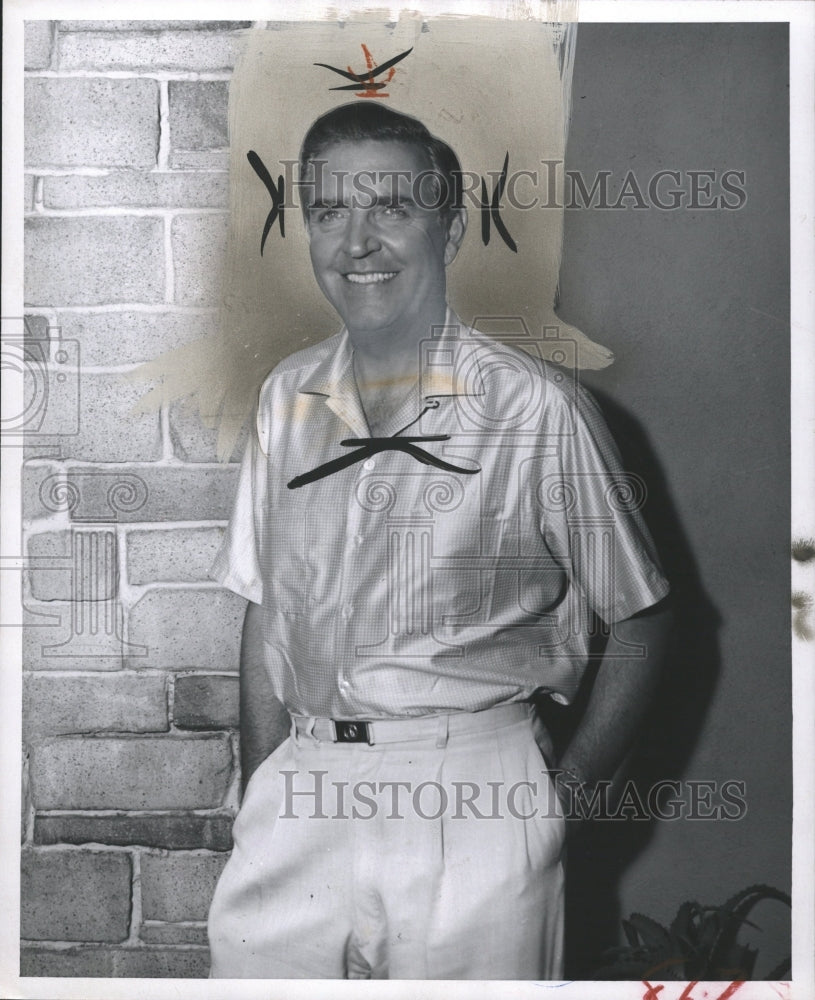 1960 Press Photo Robert Paige Actor - RRW36391 - Historic Images