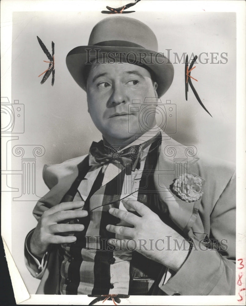 1957 Press Photo Jack Oakie (Actor) - RRW36399 - Historic Images