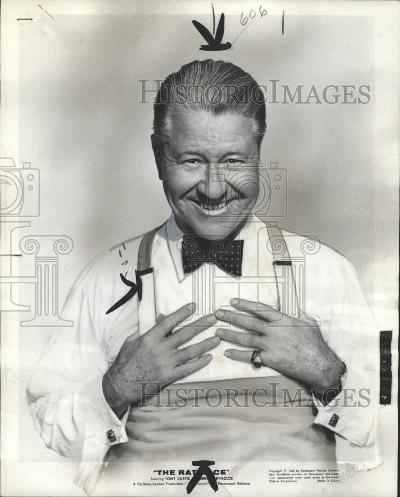 1960 Press Photo Jack Oakie Back in Movies - RRW36401 - Historic Images