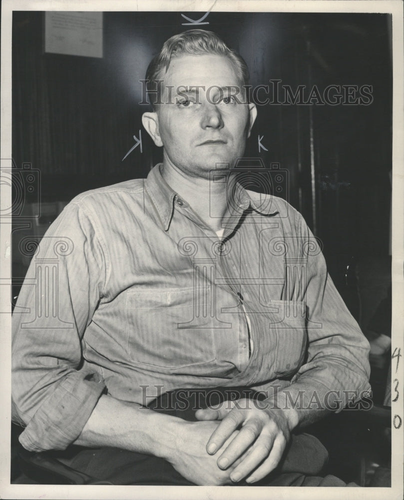 1949 Press Photo William Mabrey Child Kidnapper Detroit - RRW36441 - Historic Images