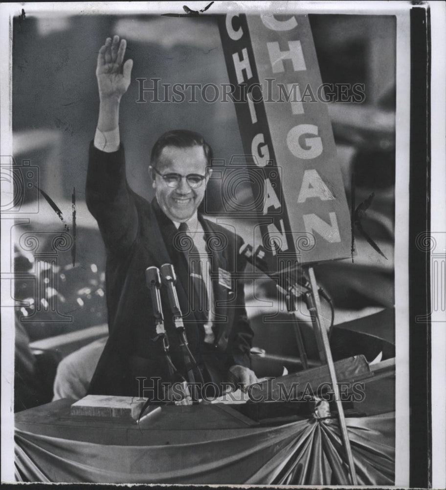 1956 Press Photo HADDEUS MACHROWICZ POLITICIAN JUDGE - RRW36477 - Historic Images