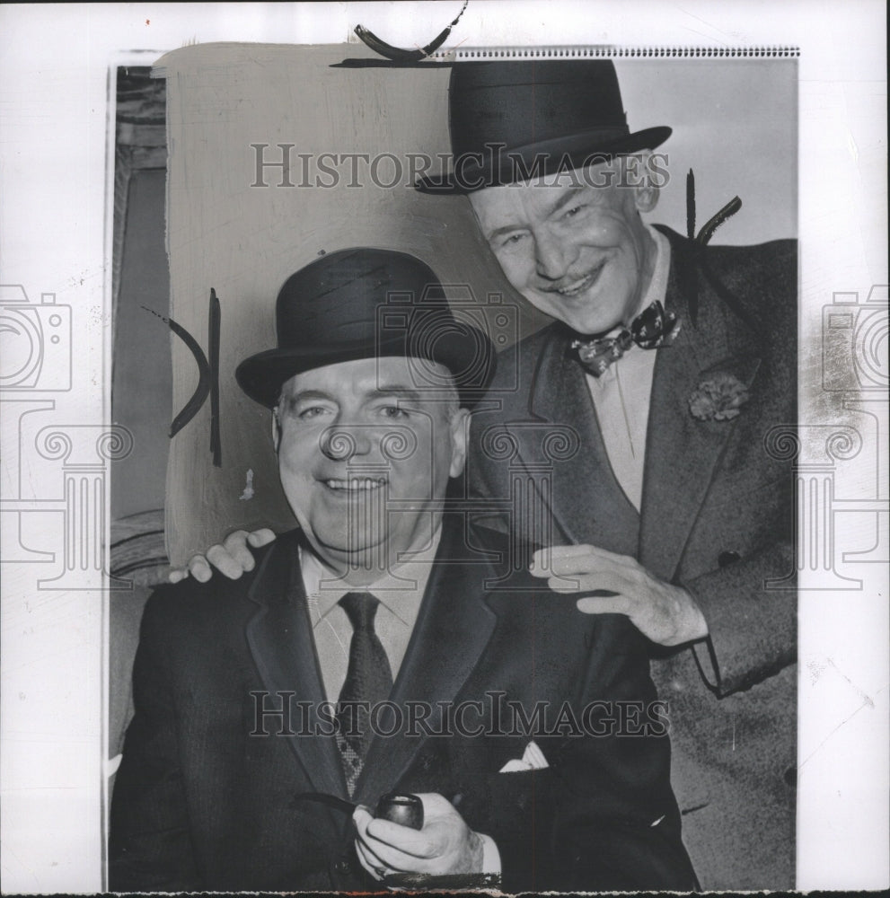 1958 Press Photo Actor Pat O Brien - RRW36519 - Historic Images