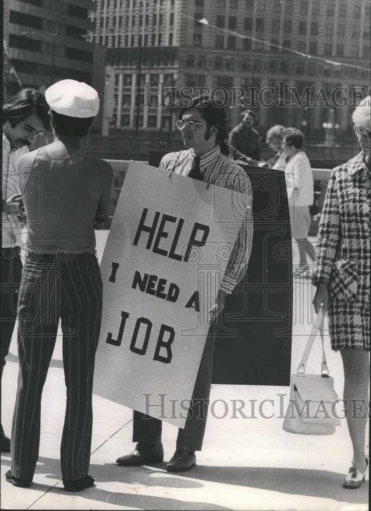 1971 Press Photo Unemployment - RRW36879 - Historic Images