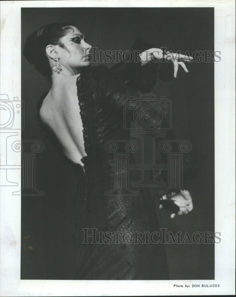 1985 Press Photo Libby Komaiko Fleming Flamenco Dance - RRW36943 - Historic Images