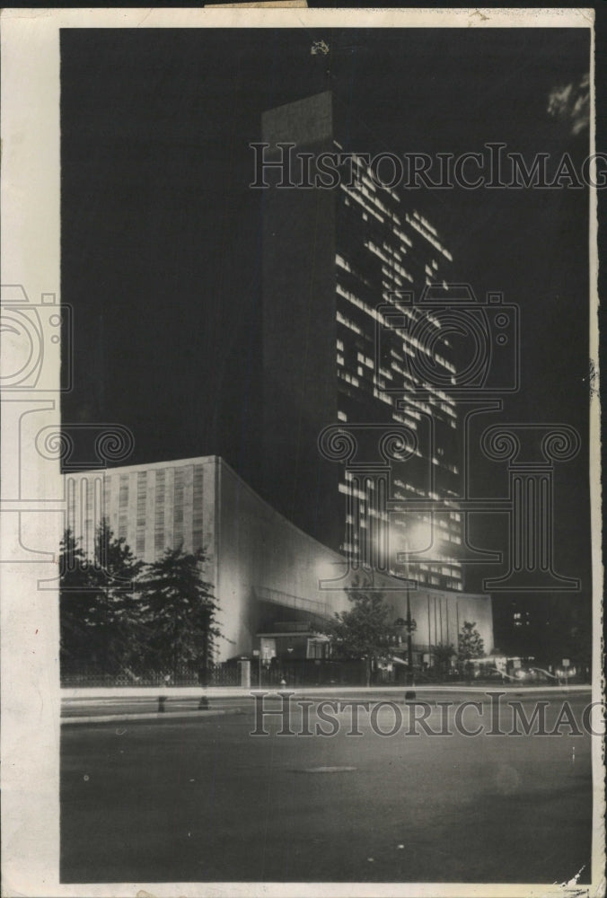 1960 Press Photo United Nations Headquarters Building - RRW37115 - Historic Images