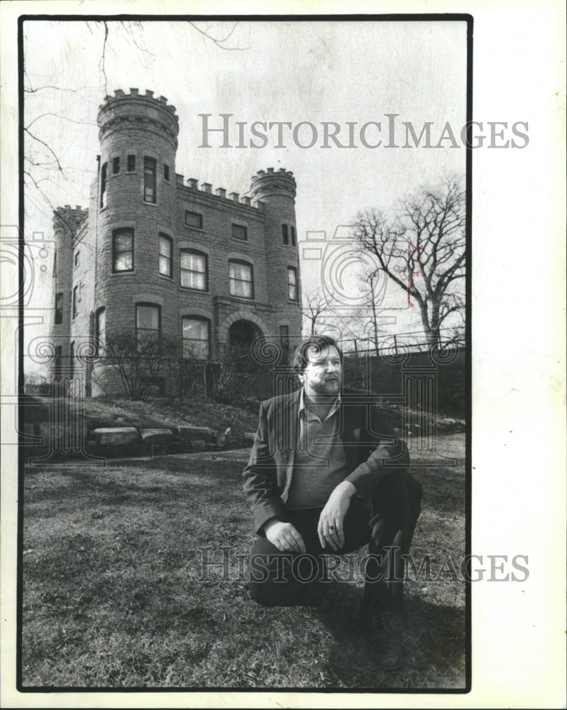 1983 Press Photo Rev Roger Brewin Beverly Unitarian - RRW37237 - Historic Images