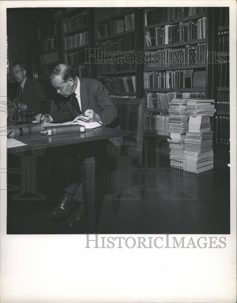 Press Photo United Nations World Court Library - RRW37243 - Historic Images