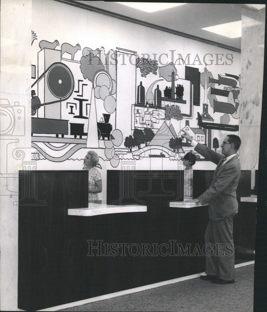 1962 Press Photo United of America Bank Chicago - RRW37509 - Historic Images