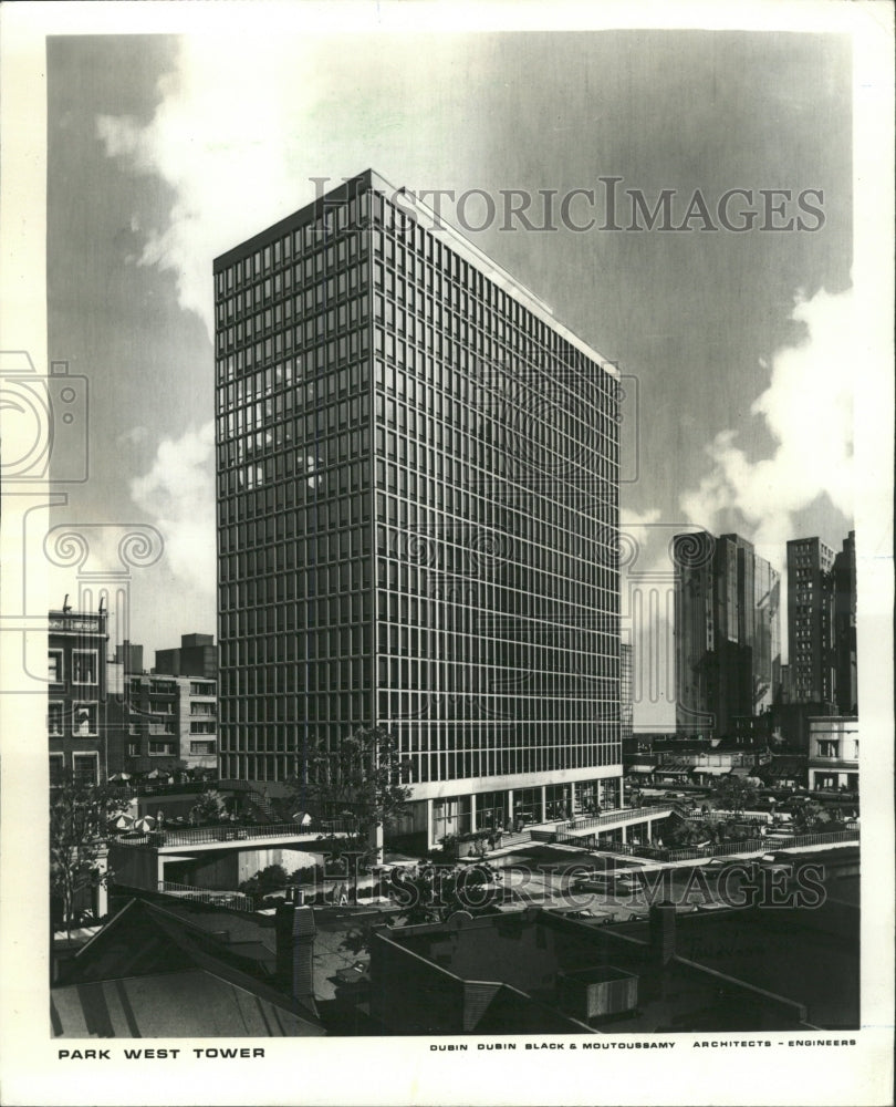 1972 Press Photo 20-story Park West Tower - RRW37673 - Historic Images