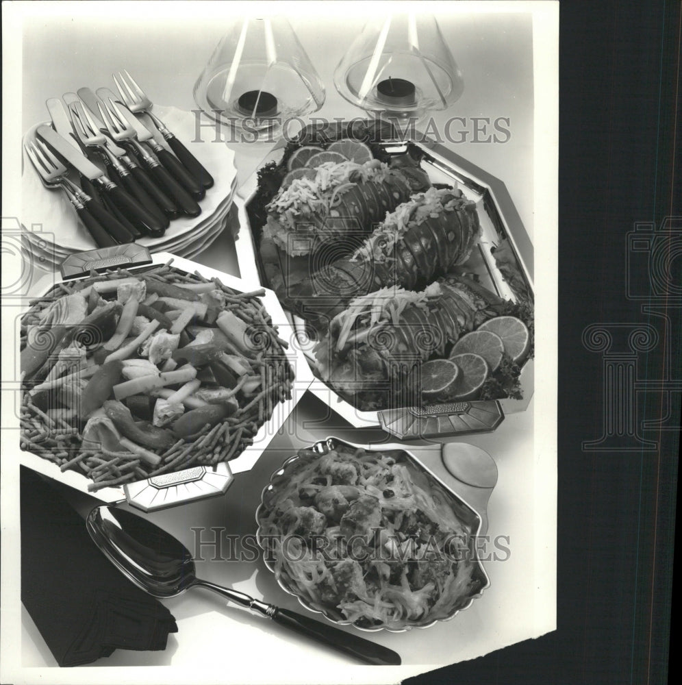 Press Photo Lobster meal - RRW37927 - Historic Images