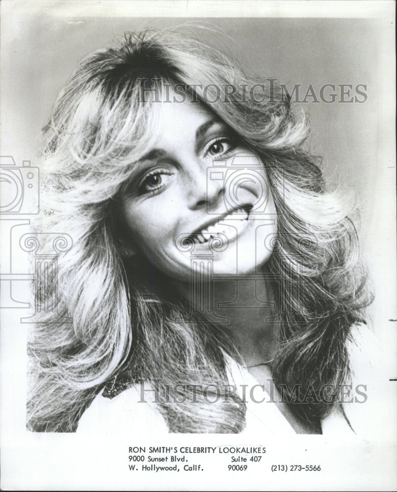 1978 Press Photo Farrah Fawcett look-alike Moulder - RRW38159 - Historic Images