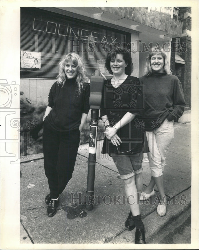 1989 Press Photo Lounge Ax owners - RRW38175 - Historic Images