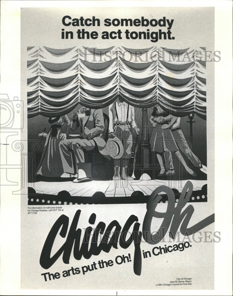 1982 Press Photo Chicago Council Fine Arts Poster - RRW38611 - Historic Images
