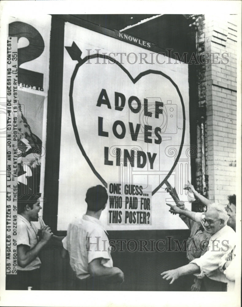 None Press Photo Mystery Valentine Posters - RRW38615 - Historic Images