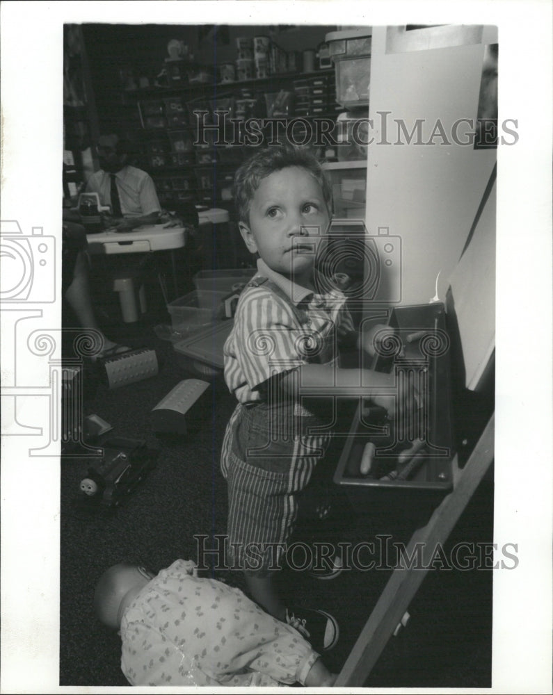 1993 Press Photo Blake Brooks Evenstart Program School - RRW38851 - Historic Images