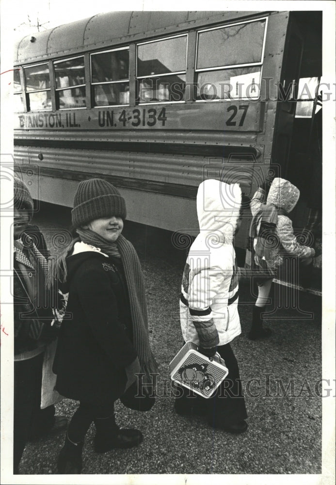 1978 Press Photo Washington School Children Evanston - RRW38933 - Historic Images