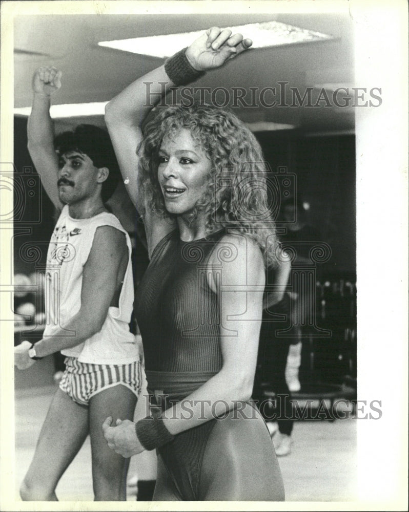 1985 Press Photo Marcia Proffitt Fitness Instructor - RRW38959 - Historic Images