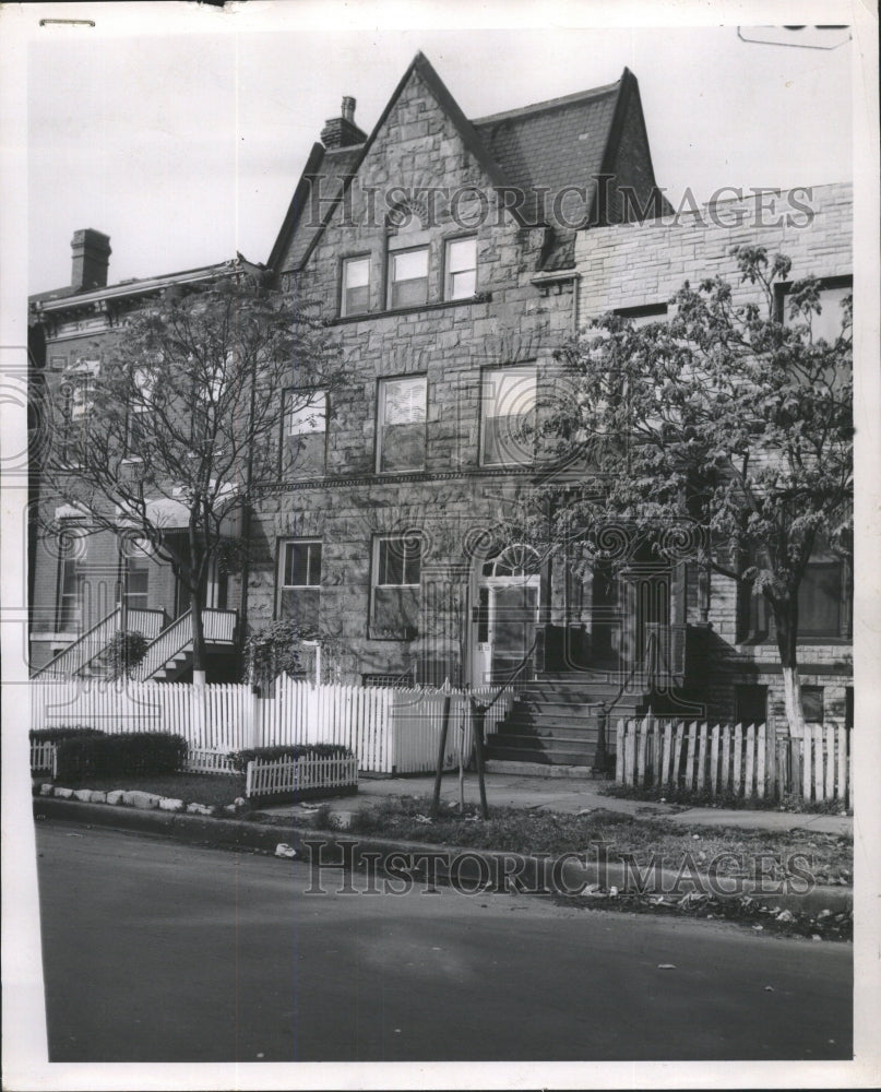 1959 Press Photo Leo Montgomery&#39;s Stone House - RRW39253 - Historic Images